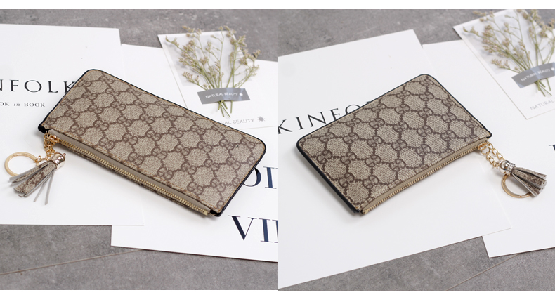 Túi xách in ví đựng nhiều thẻ thẻ phụ nữ Gói thẻ Hàn Quốc mini slim ví thẻ kinh doanh chủ thẻ ví nam cao cấp