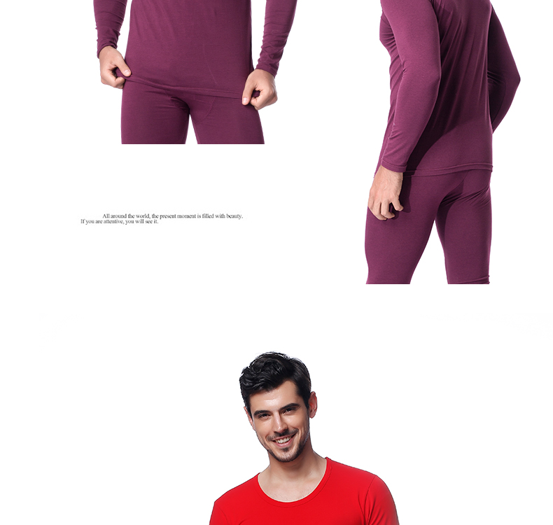 Sous-vêtement chaud jeunesse simple en coton - Ref 754676 Image 14
