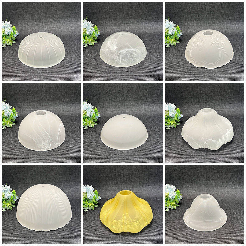 Lampshade Shell Chandelier Creative Frosted Glass Lampshade Screw-Mount Dining Room Lamp Living Room Lamp Table Lamp Wall Lamp Lampshade