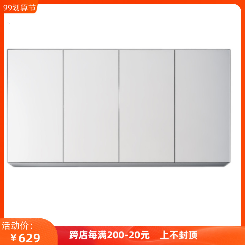 Space Aluminum Laundry Cabinet Combo Hanger Lockers Locker lockers Closet Washing Machine Cabinet Upper Cabinet Bath Room Cabinet Mirror Cabinet Combo-Taobao