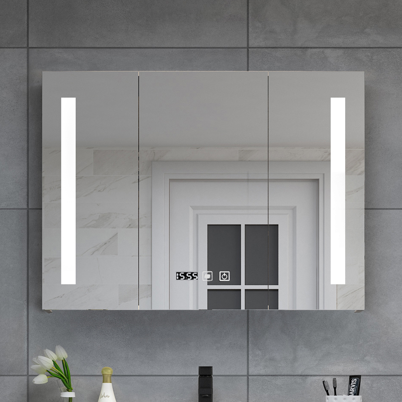 Intelligent mirror cabinet wall dressing room wall cabinet storage cabinet time anti-fog defogging dressing bathroom cabinet mirror cabinet