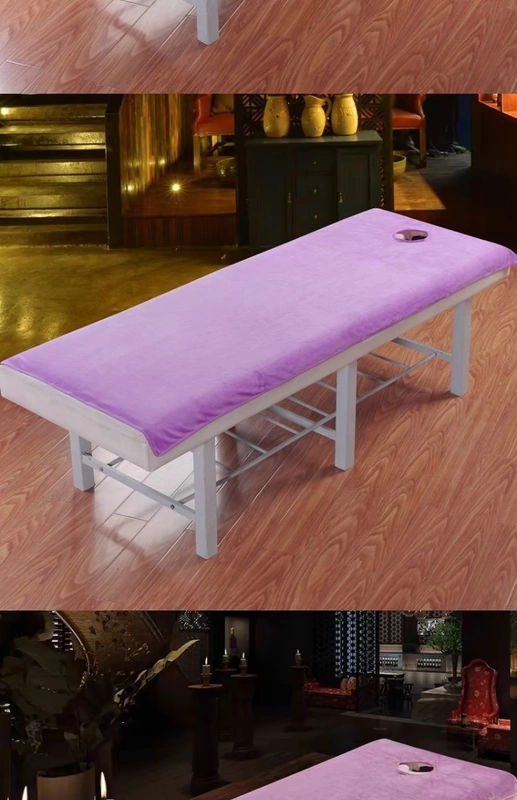 妃 TFEEL Crystal Velvet Beauty Sheet Beauty Salon SAP Massage with Hole Sheets