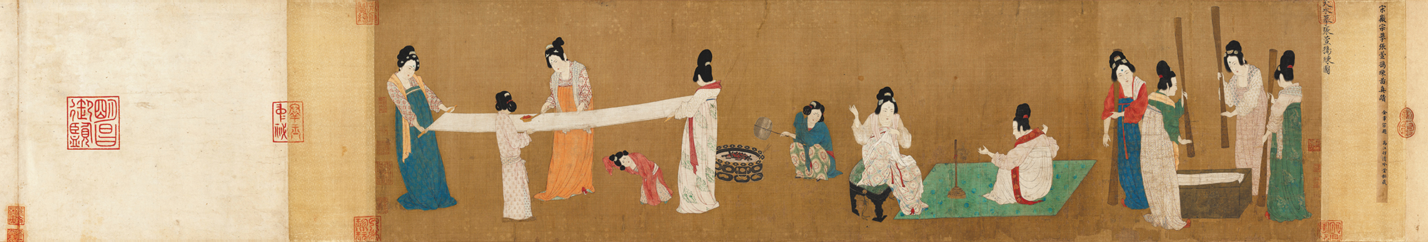 China's top ten heritage painting figures mastered antique painting reproduction of painting country painting painting special painting