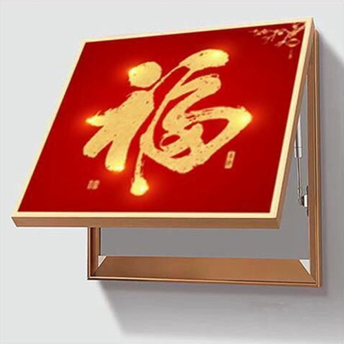 Flip Meter Box Декоративная живопись слабая электрическая коробка распределительная коробка Тотальная переключение гостиная современная минималистская висящая электрическая коробочка