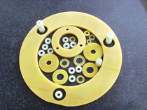 Manufacturer 3240 insulation washer epoxy plate gasket yellow glass fiber plate flat pad round pad 1mm to 26mm