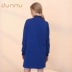Áo khoác nữ DUNNU Dunnu mùa thu thời trang mới đồng phục màu sắc bóng chày đồng phục áo khoác gió DL3621W0 blazer nữ đẹp Trench Coat