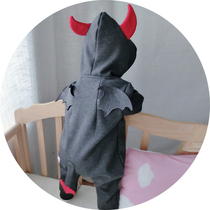 2019 spring and autumn Korean long-sleeved modeling baby climbing clothes for men and women baby one-piece clothes pure cotton harem out