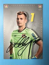 19 20 German Leverkusen Lucas Hradkys autographed official card
