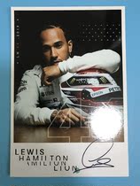 F1 Mercedes AMG Team Hamilton Official Insigned Card for Hamilton