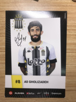 20 21 season Belgian Charleroi Zade autographed official card (8-inch card)