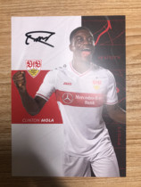 20-21-season German Stuttgart Moras autograph official card