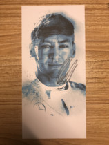 F1 Williams Team George Russell autographed official card