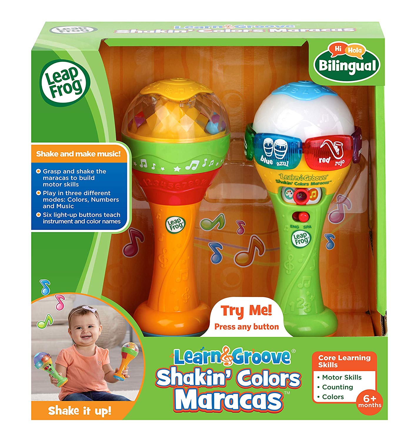 LeapFrog Nhảy Ếch Màu sắc Búa cát Búa trẻ em Âm nhạc Học tiếng Anh Đồ chơi - Đồ chơi âm nhạc / nhạc cụ Chirldren đồ chơi trẻ con