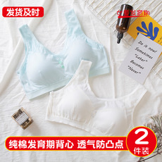 Топы и бра 女童内衣发育期10一14岁少女文胸固定杯纯棉儿童内衣女大童15女孩 OTHER