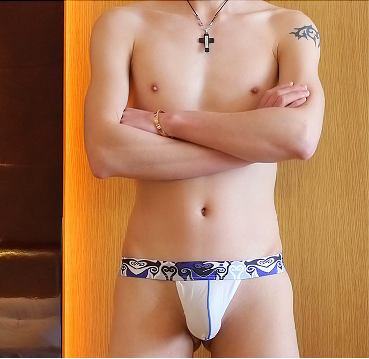 Sexy tóm tắt nhỏ gay spurs jj bộ của thongs sexy dành cho người lớn lông thể thao T đồ lót băng lụa đồ lót nam quan xi