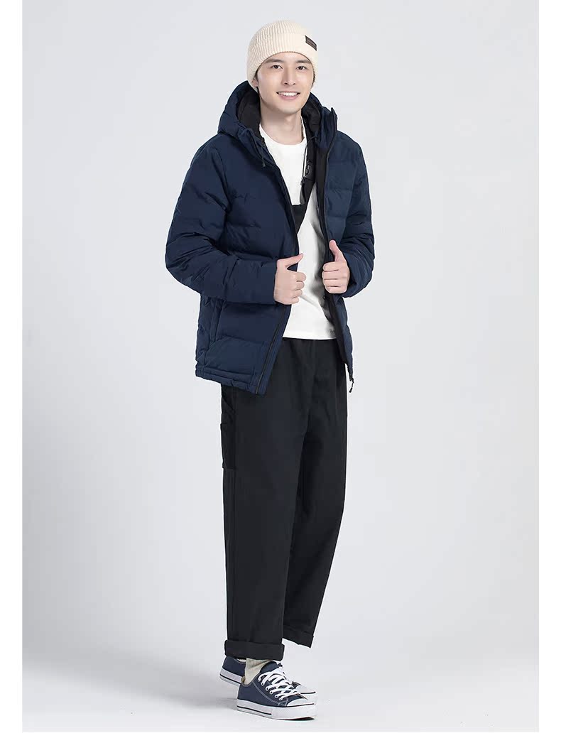 凡客诚品 智能温控黑科技 男士鹅绒羽绒服 650蓬95%鹅绒 图8