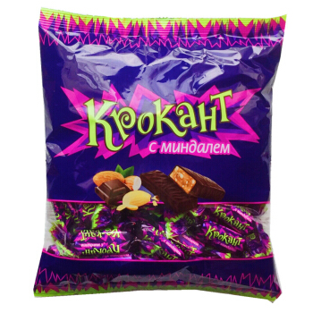 Russian Original Imported Purple Piste Sugar Kpokaht Chocolate Candy Peanut sugar Heineken Marriage snacks sugar