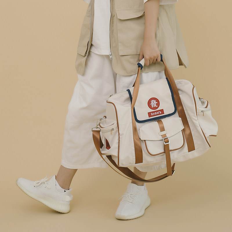 InSO Retro Large Capacity Travel Pack Personal Sports Bag Satch Bag Bag bag