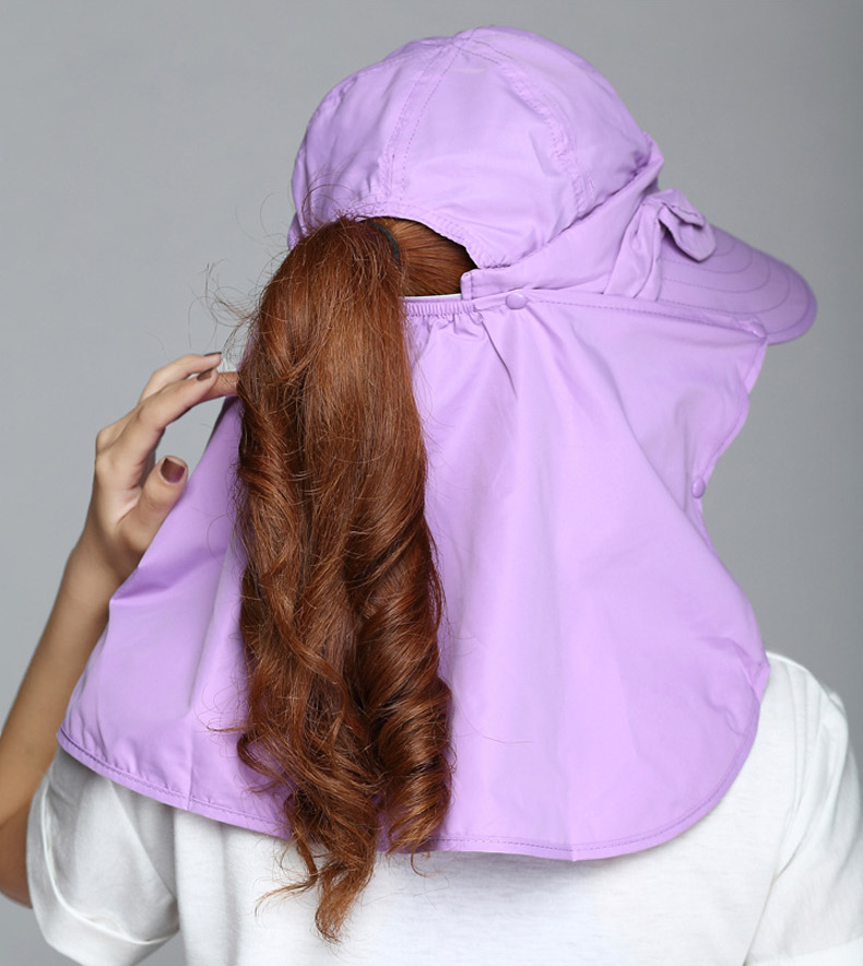 Hai TYGJ Golf Caps Phụ nữ Sunshade Bibs 4 Mặt nạ chống nắng mùa hè gậy golf tay trái