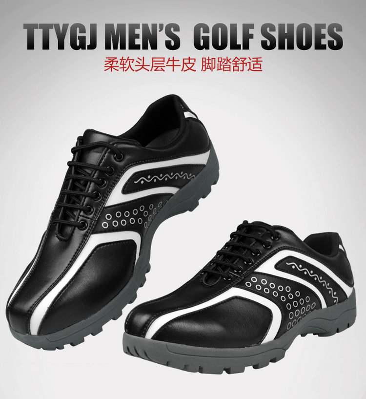Giày golf TTYGJ giày thể thao nam bằng da đế cao nhất 	túi đựng gậy golf đi tập