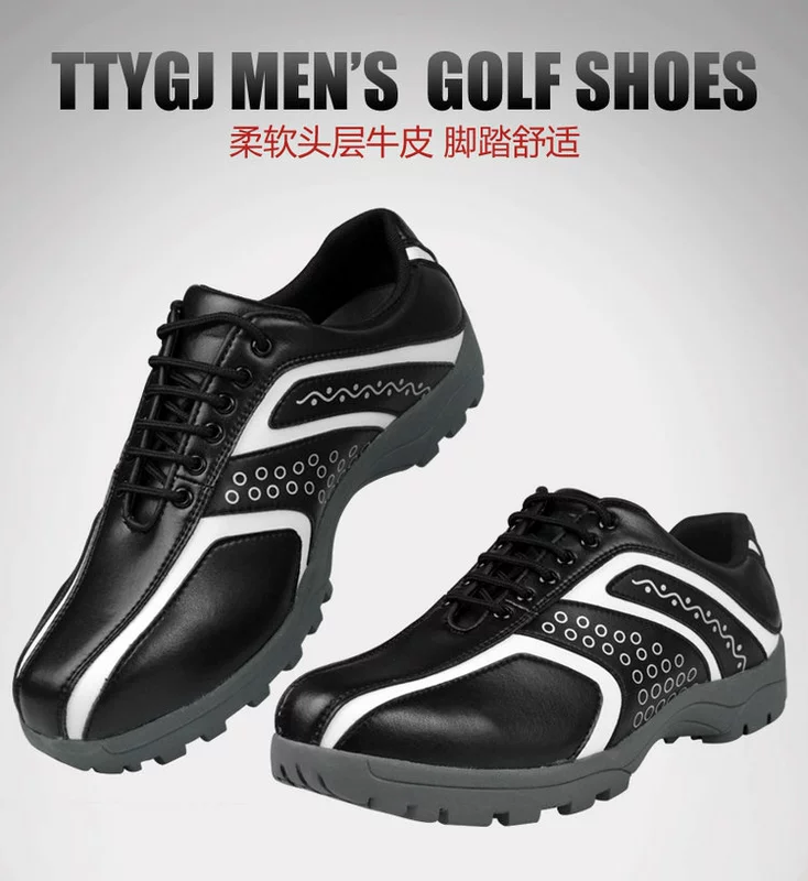 Giày golf TTYGJ giày thể thao nam bằng da đế cao nhất