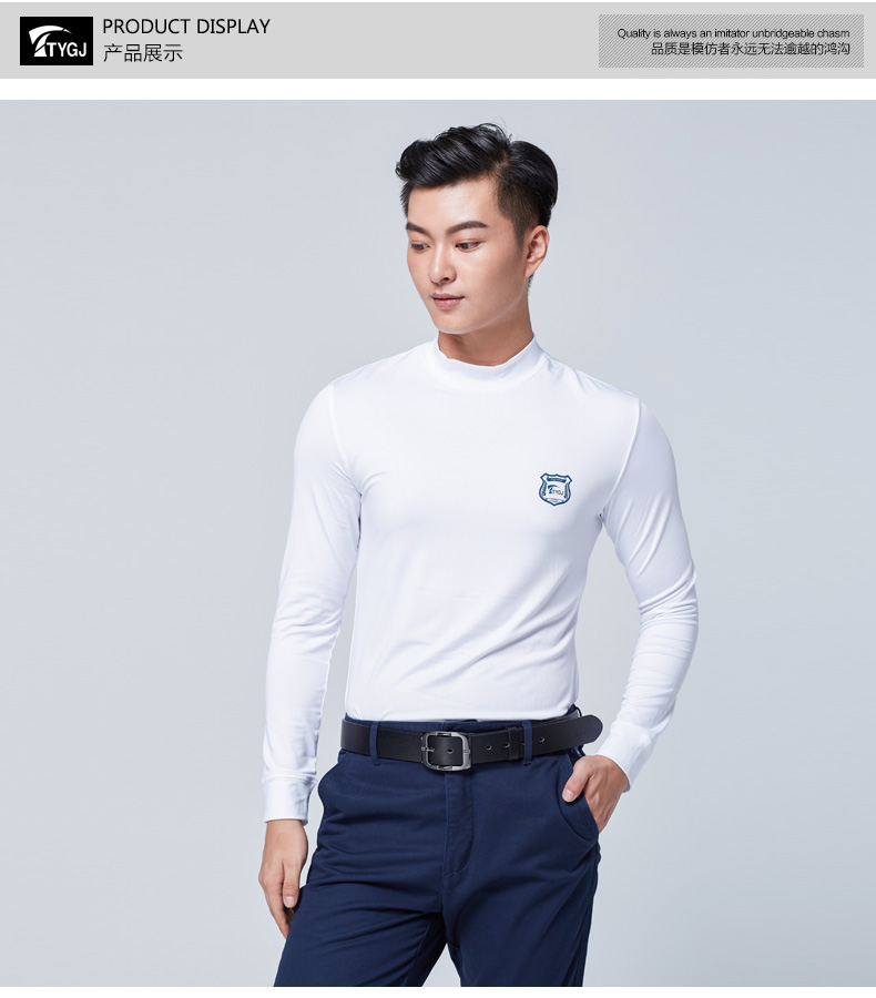 Miễn phí vận chuyển! Áo sơ mi golf mùa thu và mùa đông Áo thun nam tay dài Plus nhung dày ấm áp quần áo bó sát giá gậy đánh golf