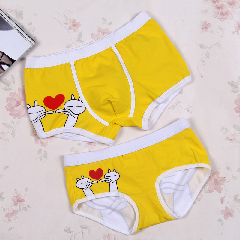 SpongeBob SquarePants Cotton Nam Boxer Quần Dễ Thương Cartoon Cặp Vợ Chồng Quần của Phụ Nữ Quần Tam Giác