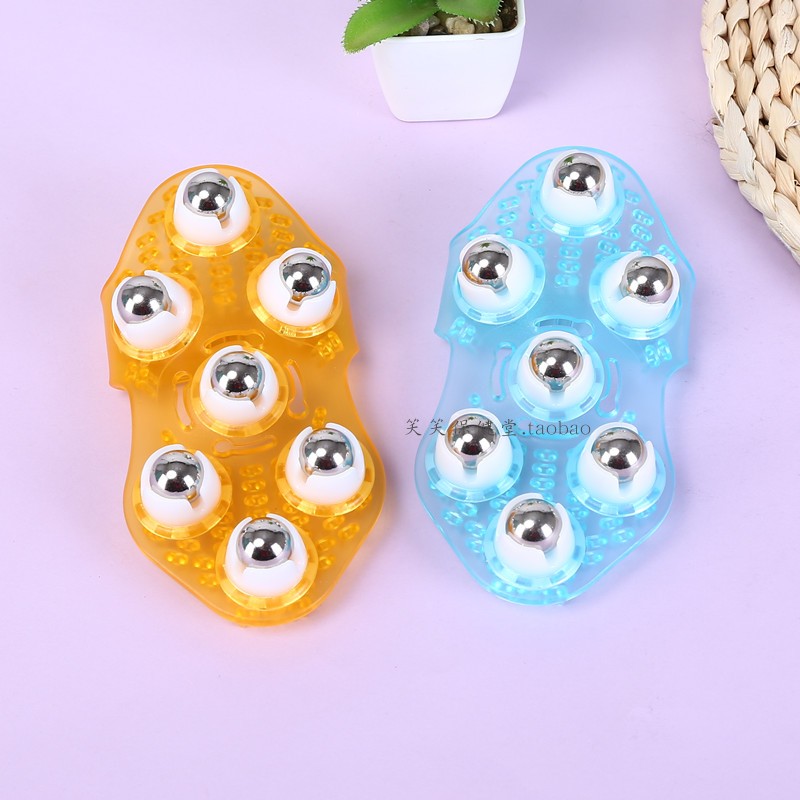 Taga Seven Bead Massager Ball Meridian Brush Push Fat Roller SlimMing Whole Body Five Elements Brush Skin Wheel Calf Muscles