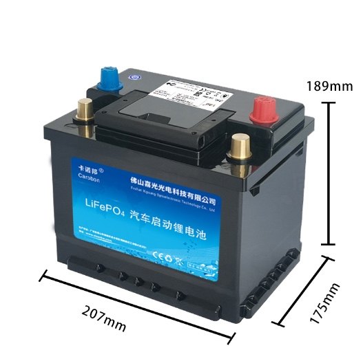 Автомобильная литиевая батарея Kanobang 12V Bluetooth запускает аварийный литий-железо-фосфатный lifepo4AGMEFB при запуске и остановке