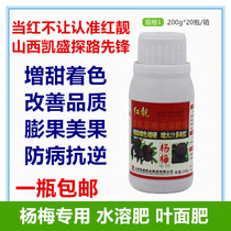 Red Bayberry special foliar fertilizer ripening agent swelling agent sweetening color hardening swelling juicer morning city