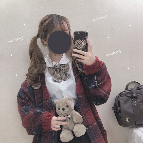 Áo cổ tròn Nhật Bản 襟 ve áo gió sinh viên cơ sở jk đồng phục áo sơ mi trắng dài tay cô gái sơ mi hoang dã áo sơ mi cổ tròn
