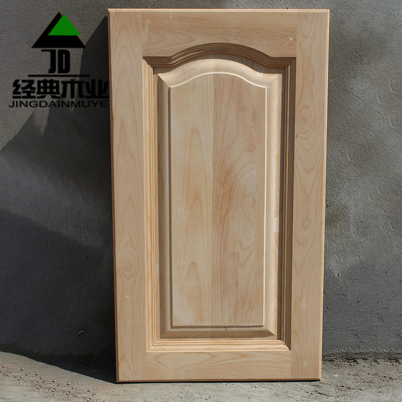 Custom solid wood cabinet door panel American red oak kitchen custom wardrobe door integral cabinet door solid wood Chinese whole house customization