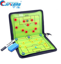 Magnetic folding zipper bag Football tactical board Coach board Football teaching teaching board with high-grade magnetic label