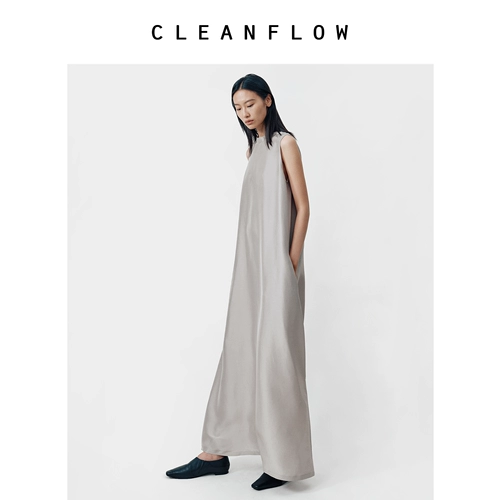 CLEANFLOW Шелковый жилет, летняя юбка