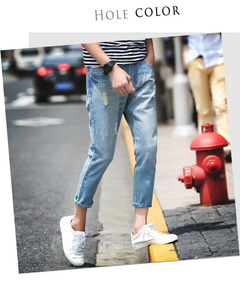 Jeans pour jeunesse Sarouel en coton pour été - Ref 1462605 Image 11