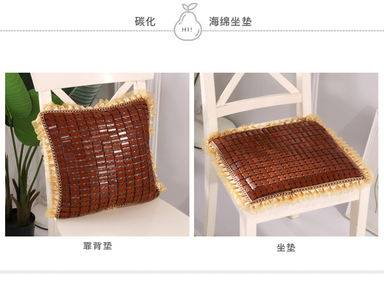 Mùa hè Mahjong Tre Mat Mat Non-slip Dày Sponge Mềm Sofa Ghế Văn Phòng Đệm Sinh Viên Ban Ghế Đệm