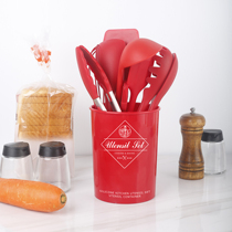 German silicone shovel non-stick pot special high temperature resistant kitchen household cooking spatula spoon stir-fry spoon kitchen utensils set