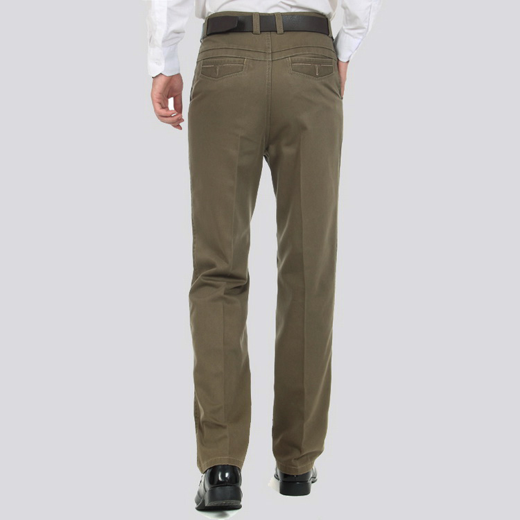 Quần cotton cạp cao trung niên quần nam trung tính quần thẳng quần lót nam