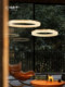 All-Copper Living Room Chandelier, Main Light for the Hall, 2026 New Model, High-End, Light Luxury, Modern, Simple, Italian-Style Circular Living Room Lamp