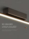 All-copper minimalist long corridor aisle light, high-end cloakroom ceiling light, modern simple entrance balcony light