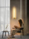 All-Copper Minimalist Long Strip Wall Lamp, Modern Simple Light Luxury High-End Designer Living Room Tv Background Light Grille Lamp
