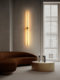 All-Copper Wall Lamp for Living Room, Light Luxury, High-End Italian Minimalist Style, Rotatable, Long Strip, Atmospheric Sofa Background Wall