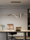 All-Copper Restaurant Chandelier 2026 New Model Modern Minimalist Light Luxury Dining Table Designer Creative Linear Bar Counter Lamp