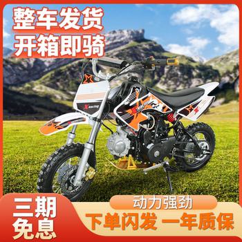 Two-Wheeled Off-Road Motorcycle Mini Bike Little Flying Eagle Complete Vehicle Adult Gasoline Mountain Bike All-Terrain Venue Road Race