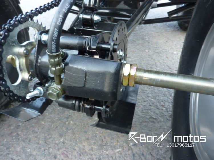 Libang 125cc tăng phần 8 inch lốp chân không trống phanh sắt tank bò nhỏ ATV bốn bánh off-road xe máy