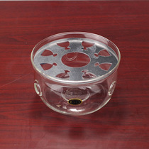 Tea warmer High borosilicate glass Round candle warmer Supper lamp holder Round glass tea warmer base