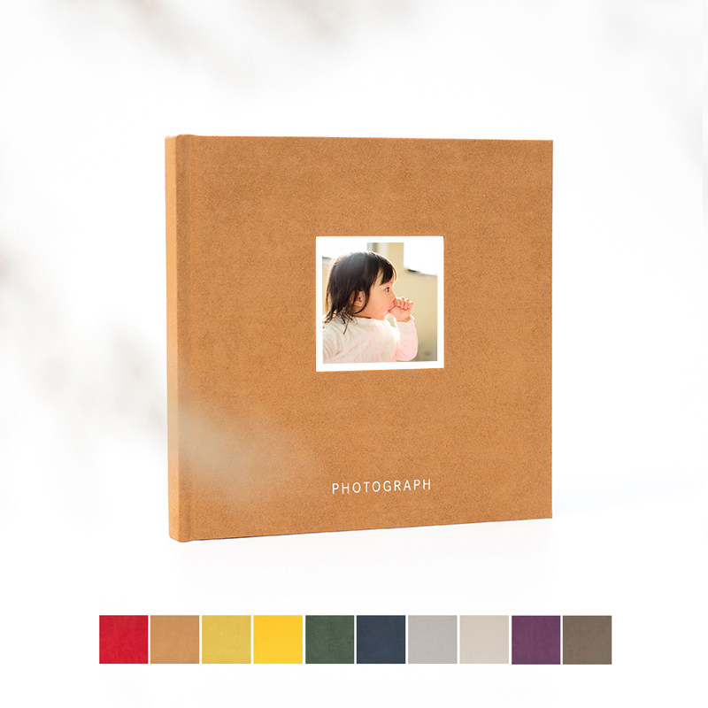 Shaohua baby photo book custom children's wedding yarn photo studio Photo book production crystal memorial book Graduation photo