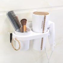 Blowing rack plastic non-perforated toilet bathroom rack air tube shelf waterproof home storage daily necessities