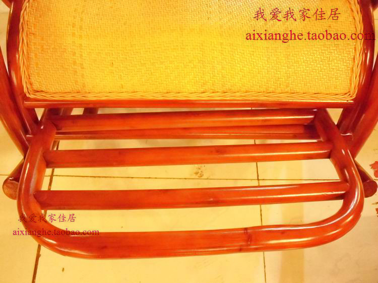 Ưu đãi đặc biệt Nội thất Xianghe Ghế mây tự nhiên Ghế bập bênh Trong nhà và ngoài trời Ghế mây thật ghế ngồi có thể ngả ghế - Hair Salon / Nội thất làm đẹp may hap toc