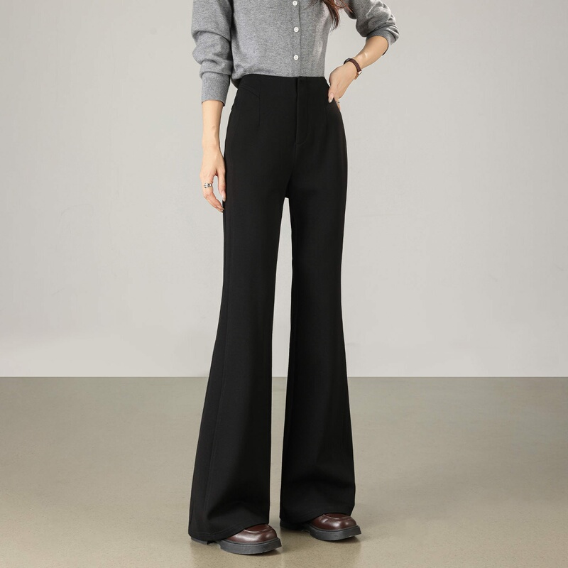 Dior High-Waisted Elegant Slim-Fit Flared Casual Pants for Women 2026 Autumn and Winter New High-Quality Flared Pants with Brushed Lining Dior High-Waisted Elegant Slim-Fit Flared Casual Pants for Women 2026 Autumn and Winter New High-Quality Flared Pants with Brushed Lining